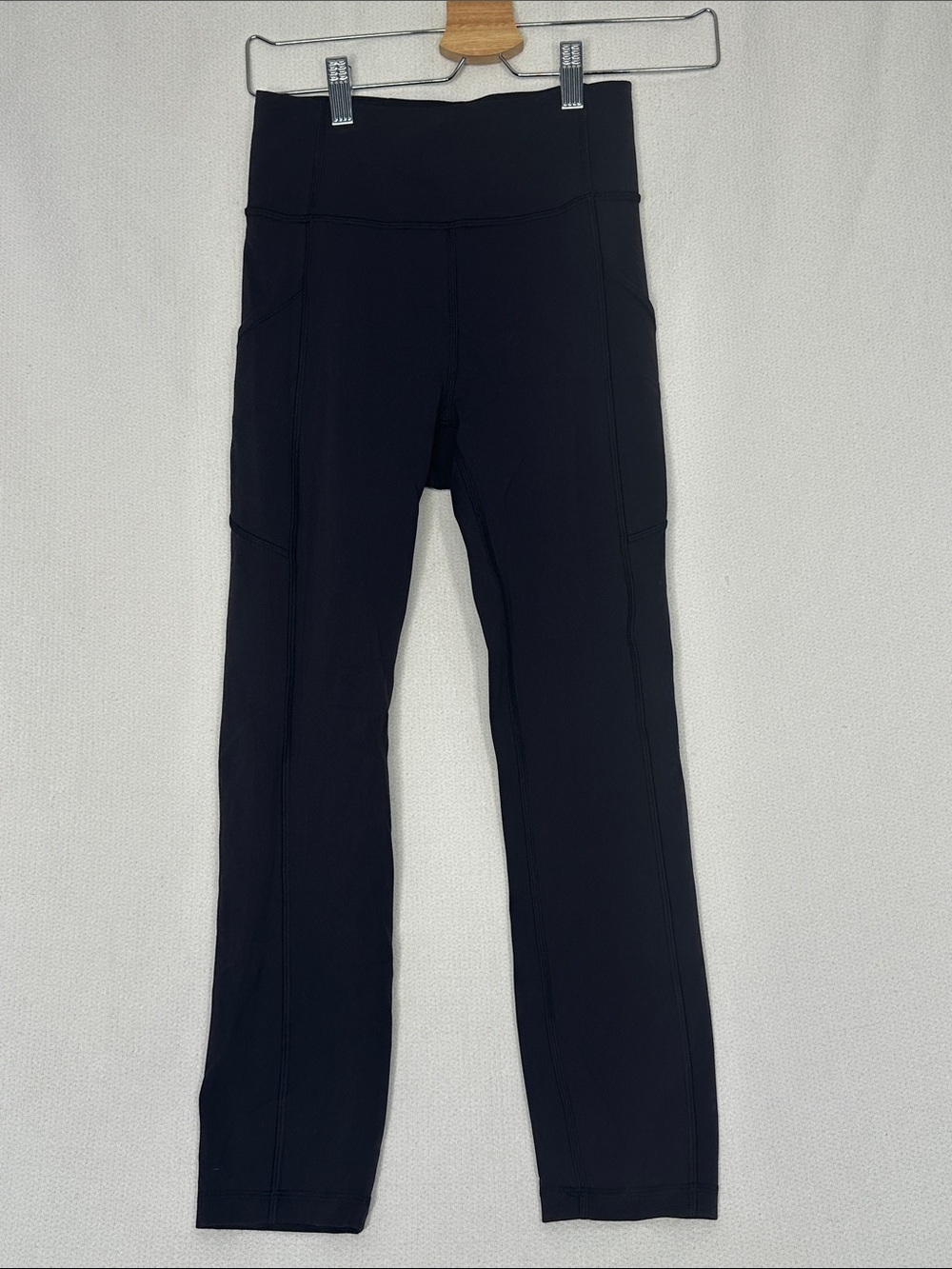 lululemon athletica Black High-Rise Leggings with Side Pockets